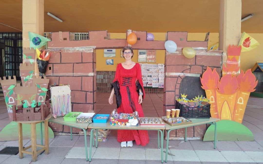 Mercadillo medieval en favor de ACNUR